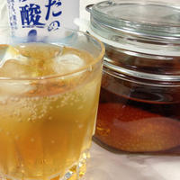 梨のフルブラの炭酸水割り