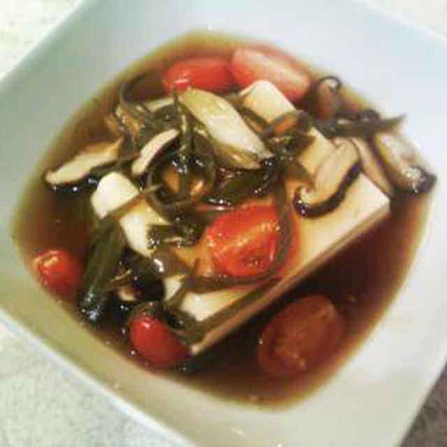 黒酢あんかけ豆腐☆簡単レシピ