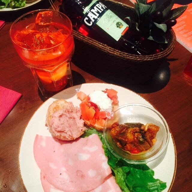 CAMPARI ×六本木ヒルズ ヒルサイド OBICA オービカスペシャルプレートとカンパリ4…