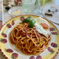 「イタリア好き」のパスタソース　ビスマルク風なトマトソーススパゲッティ