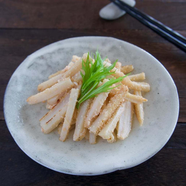 れんこんのたらこバター炒め【野菜1つで子ども喜ぶ簡単おかず】