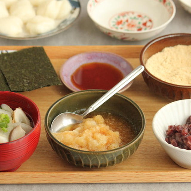 夏休みのお昼にホームベーカリーで餅パーティーが簡単たのしい！
