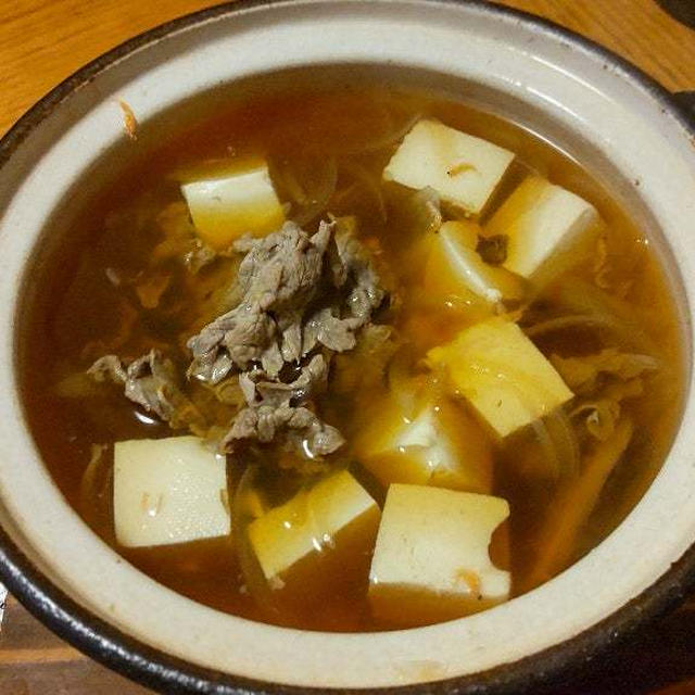 肉豆腐 スープ飲みたいから汁だくで。