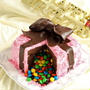 * M&M’Sたっぷり♪ ギミックケーキ ♡ かくれんぼケーキ♪③