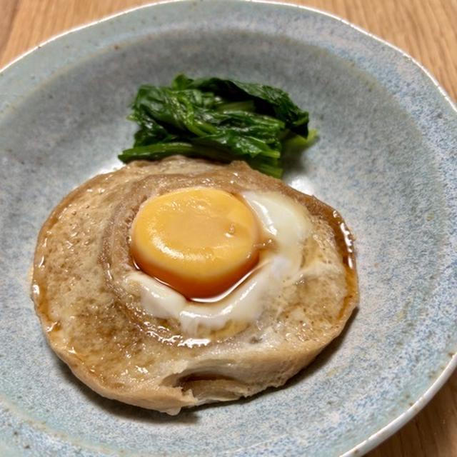 車麩の巣篭もり煮。麺つゆで簡単、お麩が立派なメインになる、簡単おつまみ。