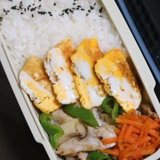 10月18日　　豚肉の スパイシー炒め弁当