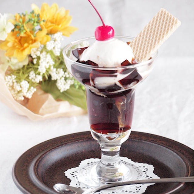 《レシピ》スノーロイヤルスペシャルでコーヒーゼリーサンデー