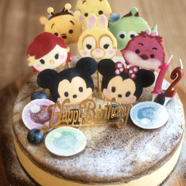 Birthday cake “ツムツム” for １号。