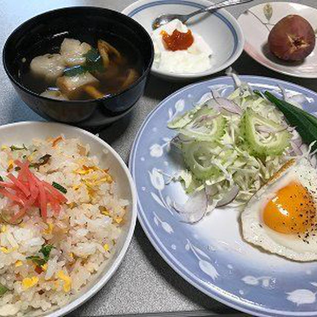 散らし寿司の朝ごはん