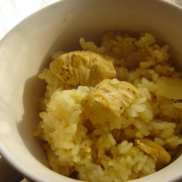 炊飯器でスパイスピラフ
