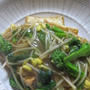 「大豆もやし＆菜の花の和風あんかけ☆厚揚げステーキに添えて」