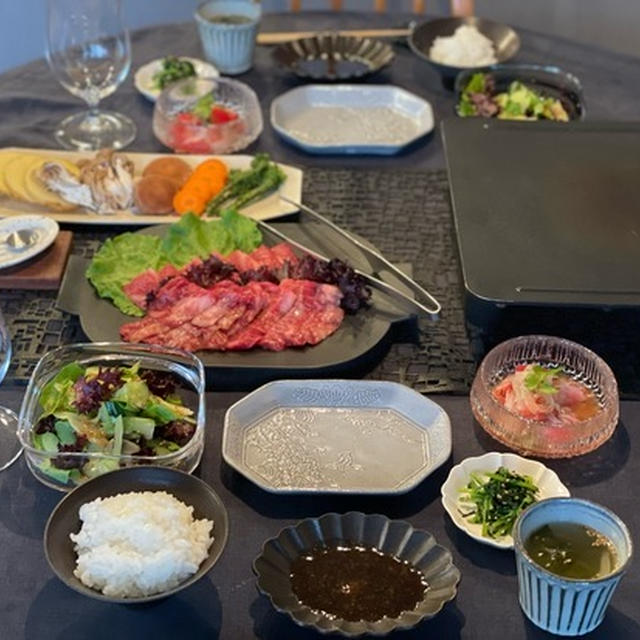 サイクリングの後の焼肉、最高でした♪