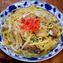 極太麺で作る「焼きラーメン」＆「知人と焼き鳥屋さんで語る」