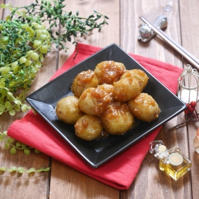 やみつきの味！新じゃがの味噌バター炒め