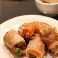 野菜の豚肉巻き