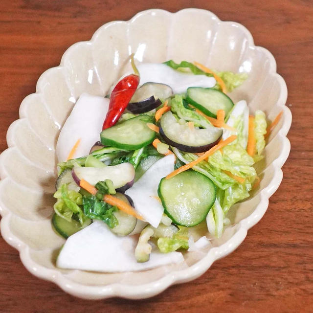 サラダ感覚で味わう だし旨  ミックス野菜の簡単 浅漬け