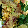 Bacon Tempura with Corn Saladベーコンの天ぷら