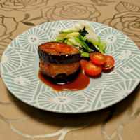 米ナスの肉詰め