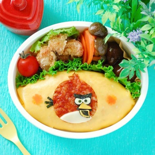 【レシピ動画】キャラ弁アングリーバードのオムライスレシピ