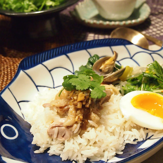 カオマンガイでアジアンな夜ご飯