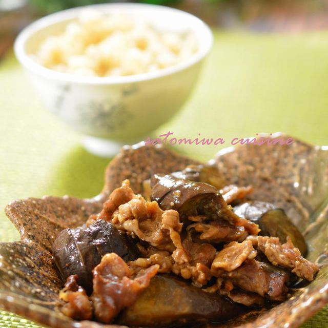 ご飯が進む！「茄子と豚肉の味噌煮」