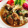 豚バラミートボールの黒胡麻カレー(動画レシピ)