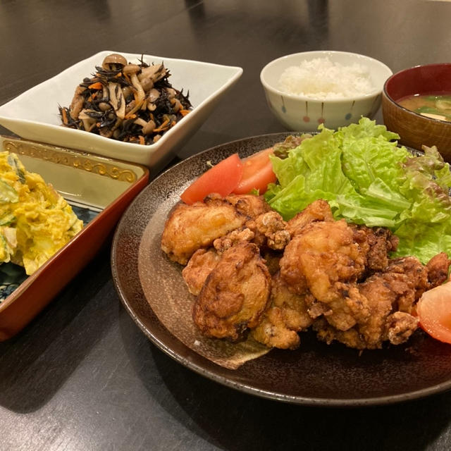 【昨日の晩ごはん☆この唐揚げが今までで一番おいしい！(≧▽≦)】