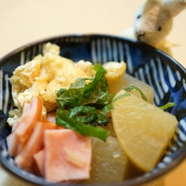 大根と油揚げの煮物☆