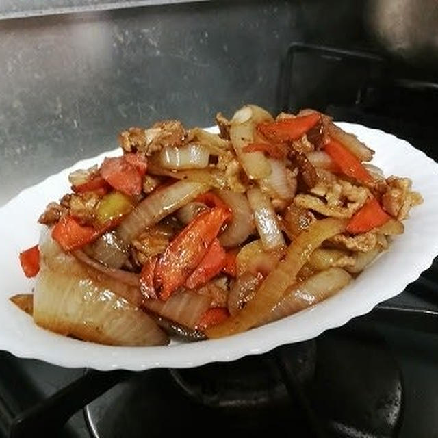 十和田バラ焼のたれとピーマン忘れたバラ焼とピーマンのきんぴら