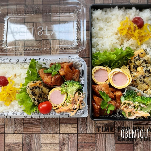 【鶏肉のBBQ焼き弁当】/イタリアンパセリと1人で居るのが苦手な娘