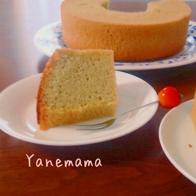 煎茶シフォンケーキ