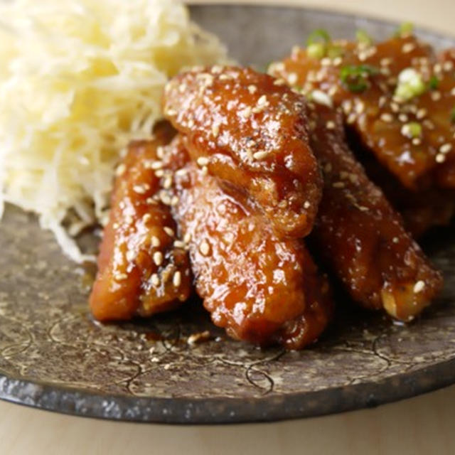 鶏肉の2種甘辛揚げ