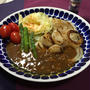 野菜のカレー&チリペッパーかけ 