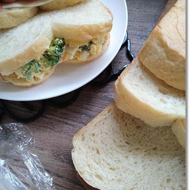 【失敗パン】角食のハズだよ！？でも結果オーライ(笑)　サンドイッチ弁当の食べやすさを考える