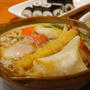 心も体も温まるね～鍋焼きうどん♪