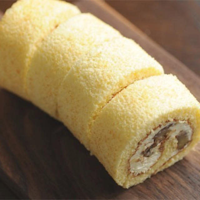 渋皮煮入りのロールケーキ　・　cuoca食パンミックス　