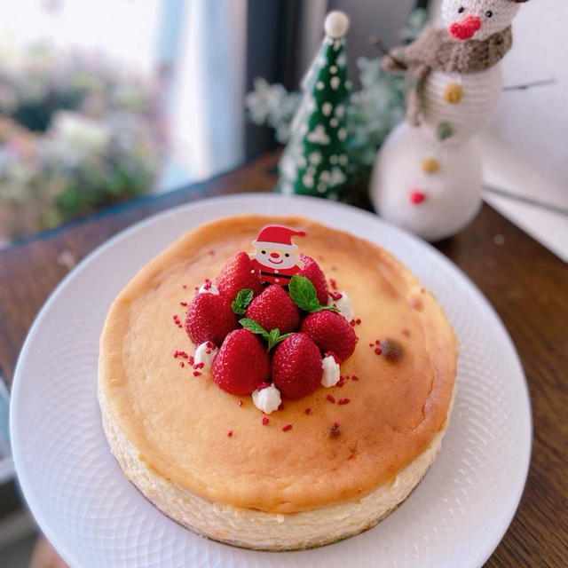 米粉のニューヨークチーズケーキ^_^