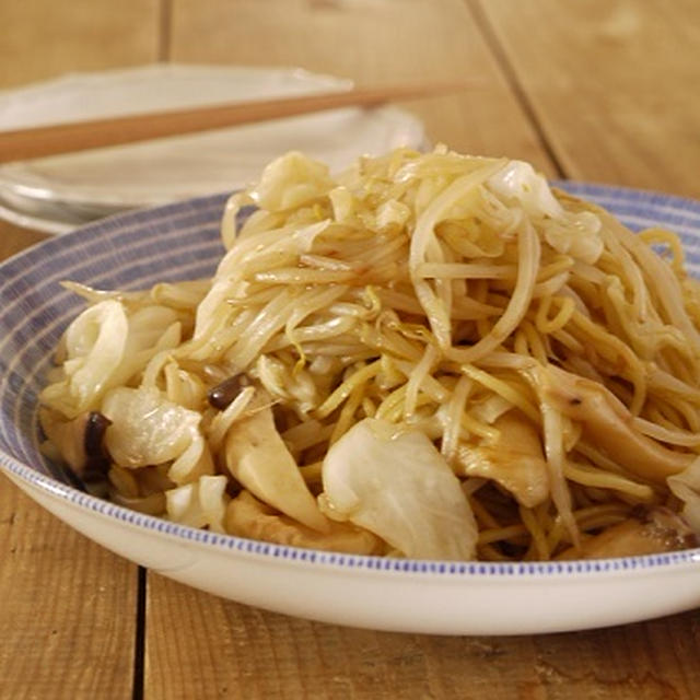 花麩入り☆うまソース野菜焼きそば