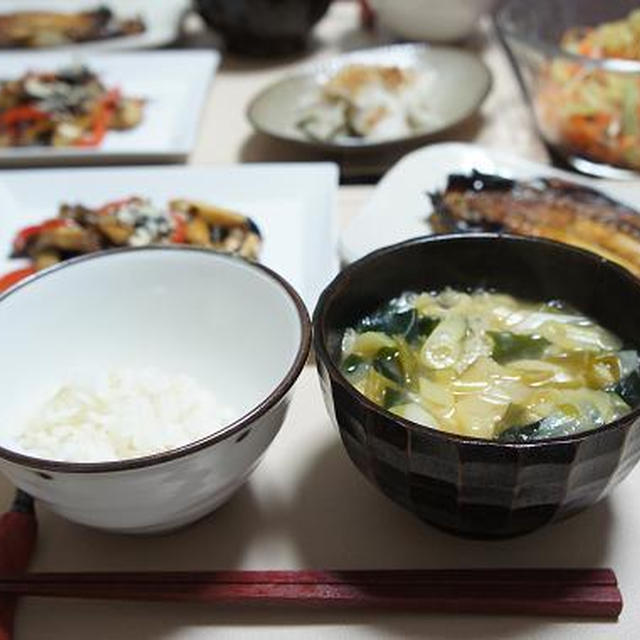 母と二人のお夕飯