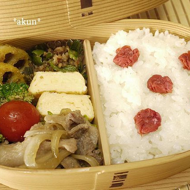 １学期最後の男子中学生弁当！でも明日もあるよ＾＾；