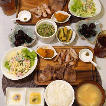 おうち夜ごはん（4日分の記録）とJae Lengでのお買い物の話/My Homemade Dinner/อาหารเย็นที่ทำเองที่บ้าน