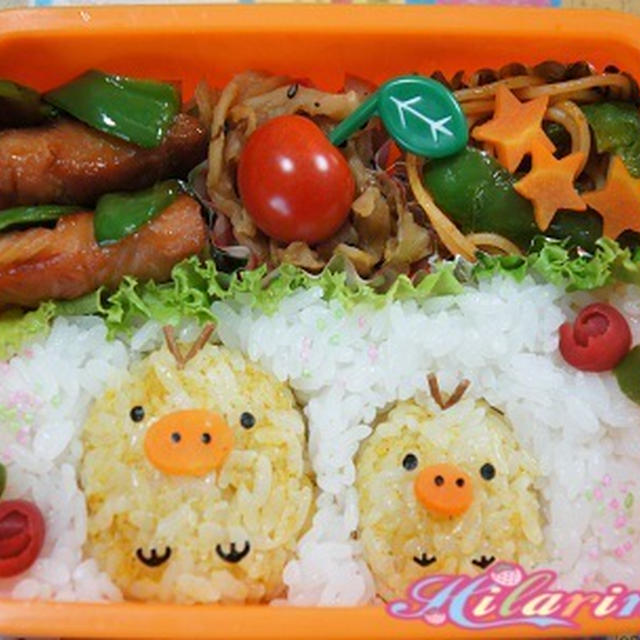 ま、まさか！？のキイロイトリのお弁当～♪♪