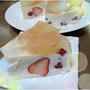 無事入学式終わりました祝♥グレープフルーツゼリー＋いちごたっぷりヨーグルトムース