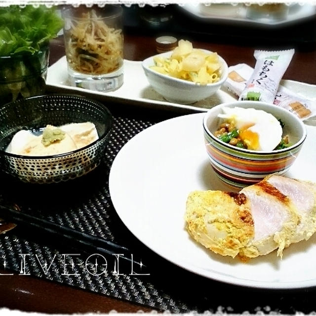 タンドリーチキンとか　お土産のかまぼことか。