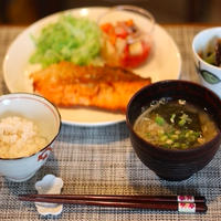 モニター当選！サーモンのハーブミックスフライとナスとインゲンの醤油麹炒め