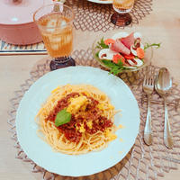 【米油×パスタ】ミートソースもペペロンチーノも♪