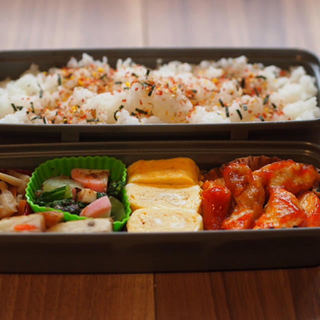 鶏胸肉のケチャップ炒め弁当