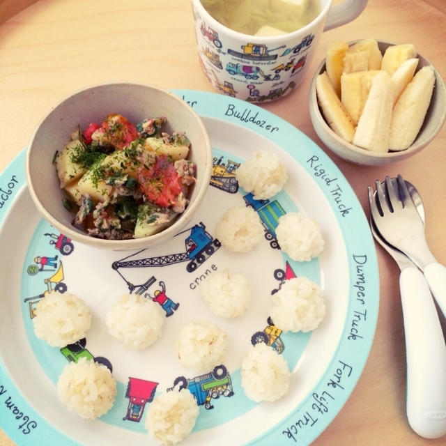 息子の朝ごはん