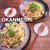 ベビーホタテと大葉の和風パスタ