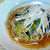 夏でもしっかり食べよう茄子とシラスの揚げ浸し蕎麦♪